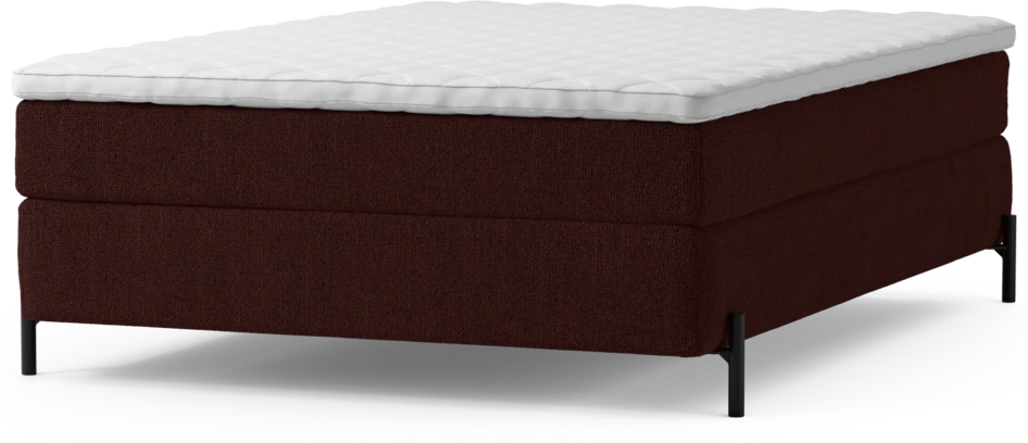 Delux Sense - Kontinentalsäng, enkelsäng 140 cm med bäddmadrass och sängben