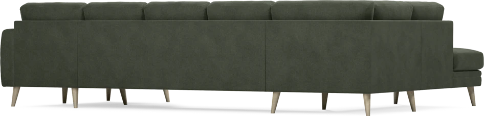 Eden - 3-sits soffa med divan vänster och schäslong höger - Grön