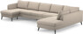County - 4-sits soffa med schäslong vänster och divan höger - Beige