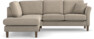 Eden - 2-sits soffa med divan - Beige