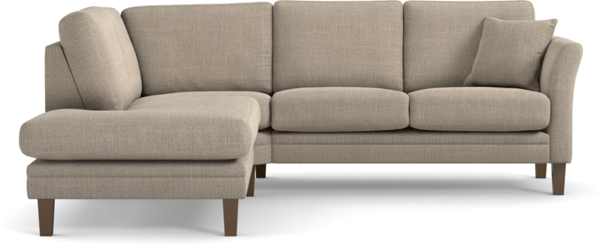 Eden - 2-sits soffa med divan - Beige