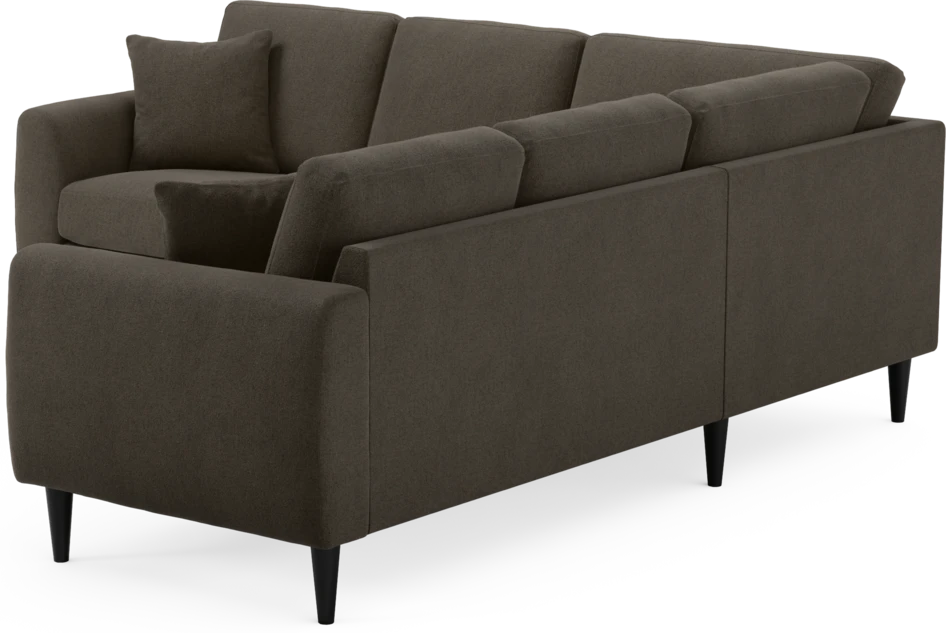 Eden - Hörnsoffa, 2+2-sits - Brun
