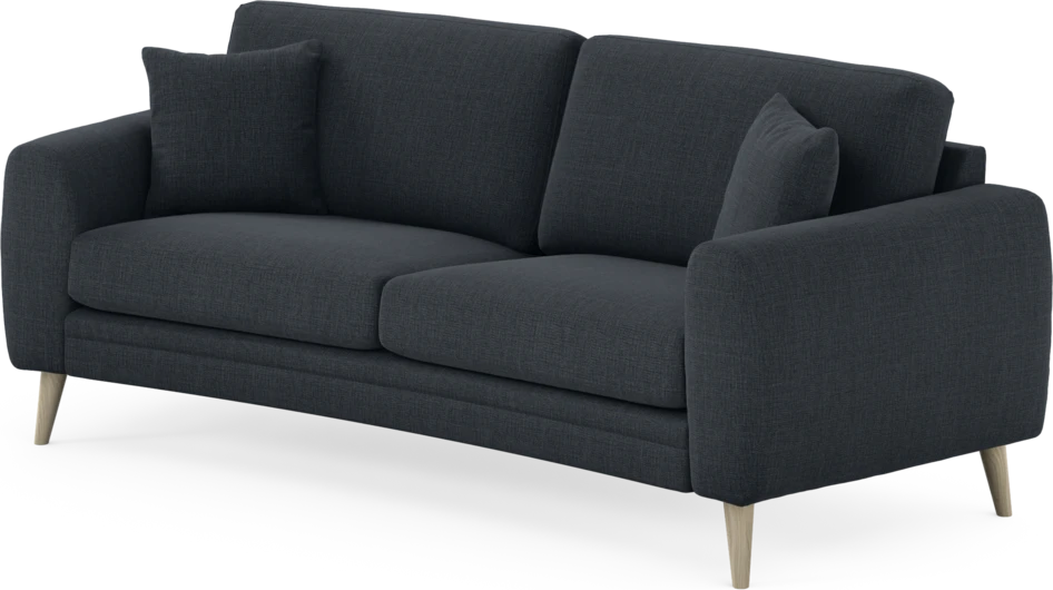 Eden - 2,5-sits soffa svängd - Blå