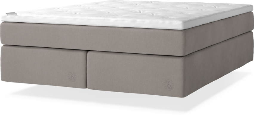 Cape Farewell Comfort - Kontinentalsäng, dubbelsäng med svävande utseende - Grå