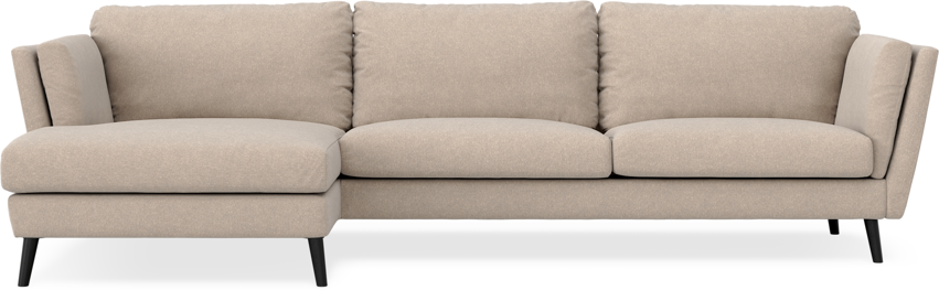 Madison - 3-sits soffa med schäslong vänster - Beige