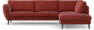 Madison Lux - 3-sits soffa med divan höger - Rosa