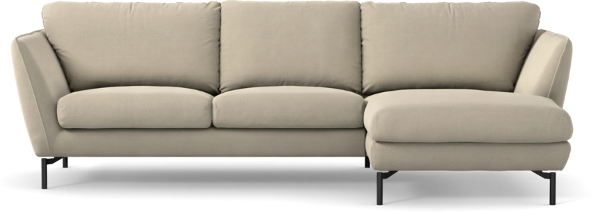 Madison - 2-sits soffa med schäslong höger - Beige