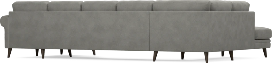 Eden - 3-sits soffa med divan vänster och schäslong höger - Grå