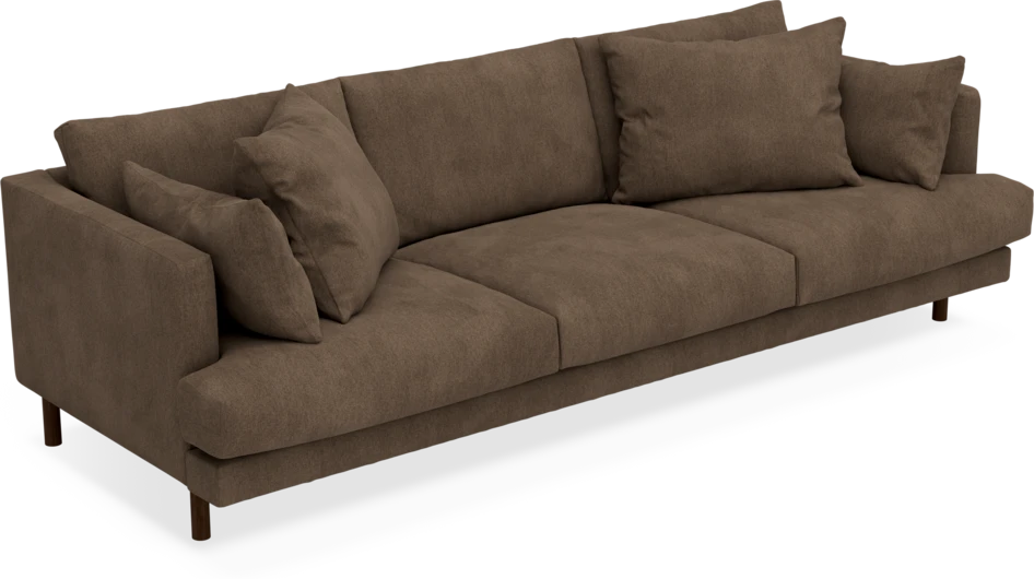 Harper - 4-sits soffa - Brun