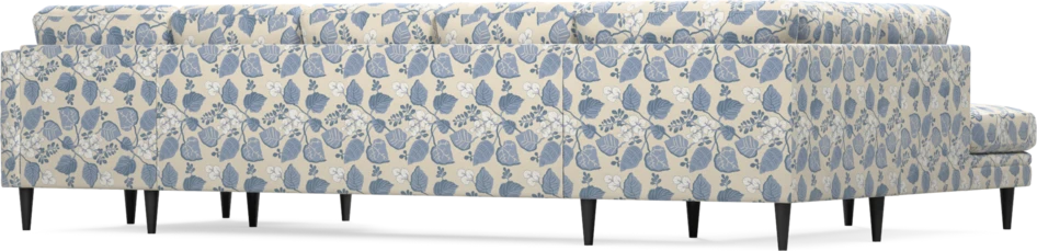Eden - 3-sits soffa med divan vänster och schäslong höger - Flerfärgad
