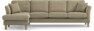 Eden - 3-sits soffa med schäslong - Beige