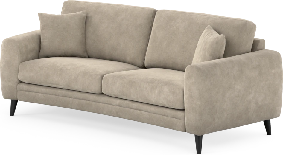 Eden - 2,5-sits soffa svängd - Beige