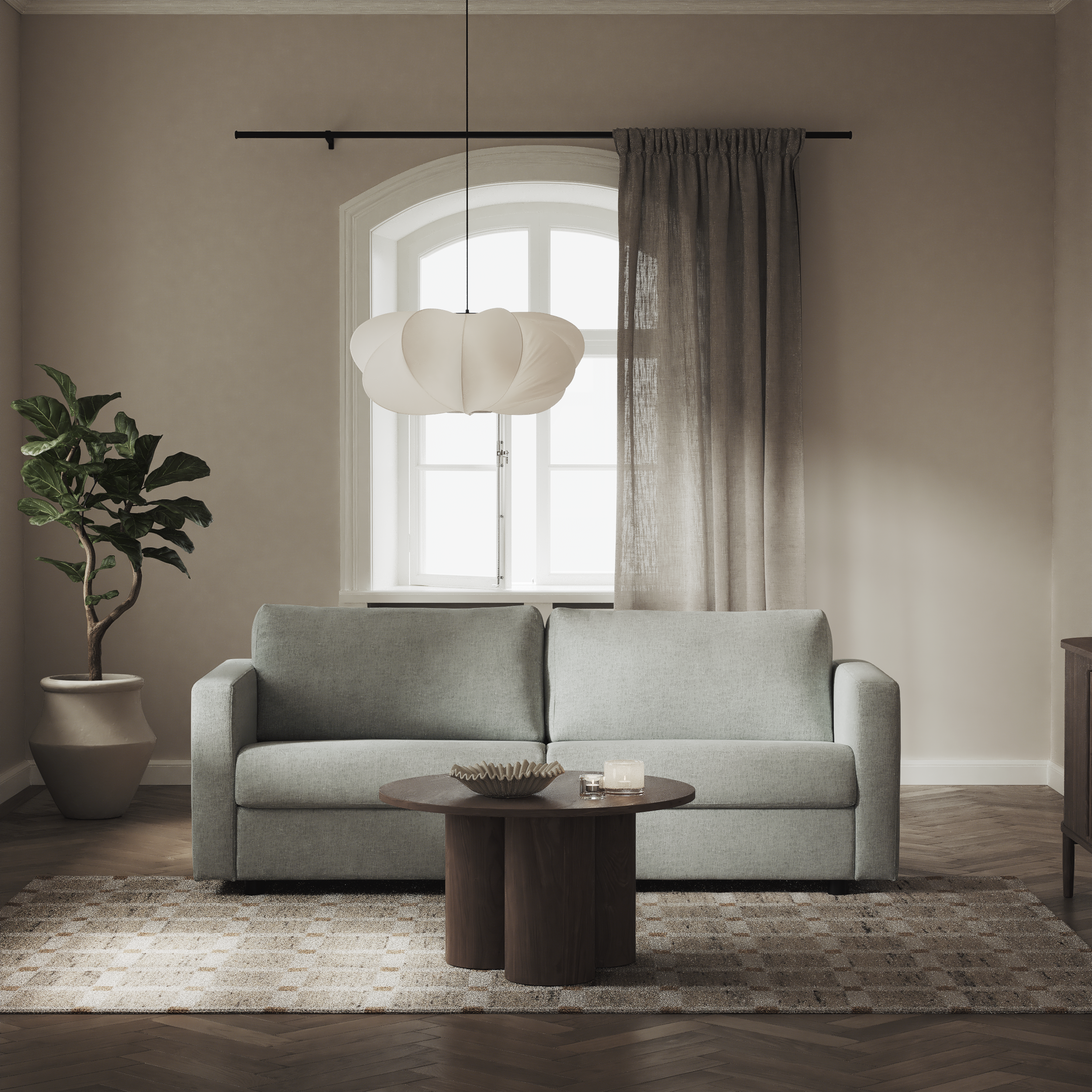 Lindö - Bäddsoffa 3-sits  - inspiration
