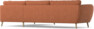 Madison Lux - 3-sits soffa med divan höger - Orange