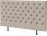 Cape pikerad  - sänggavel låg, , 90-210 cm - Beige