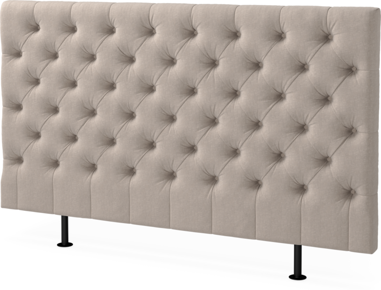 Cape pikerad - Sänggavel låg, , 90-210 cm - Beige