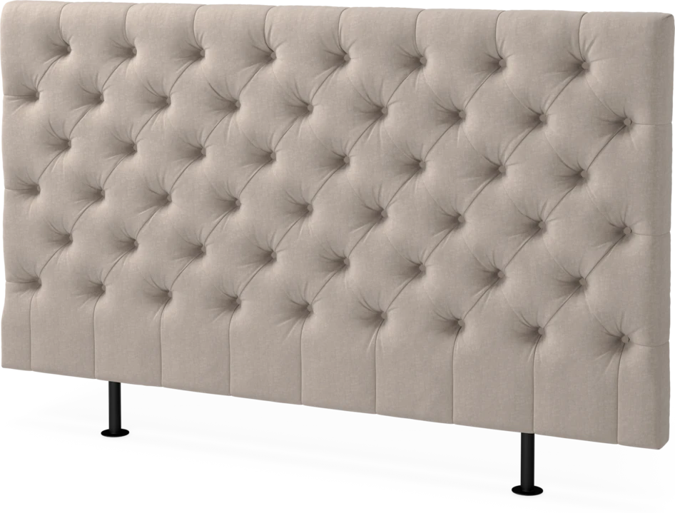 Cape pikerad - Sänggavel låg, , 90-210 cm - Beige