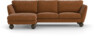 Madison Lux - 2-sits soffa med schäslong vänster - Orange