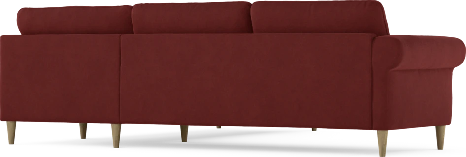 Bridge - Hörnsoffa, 2+2-sits - Röd