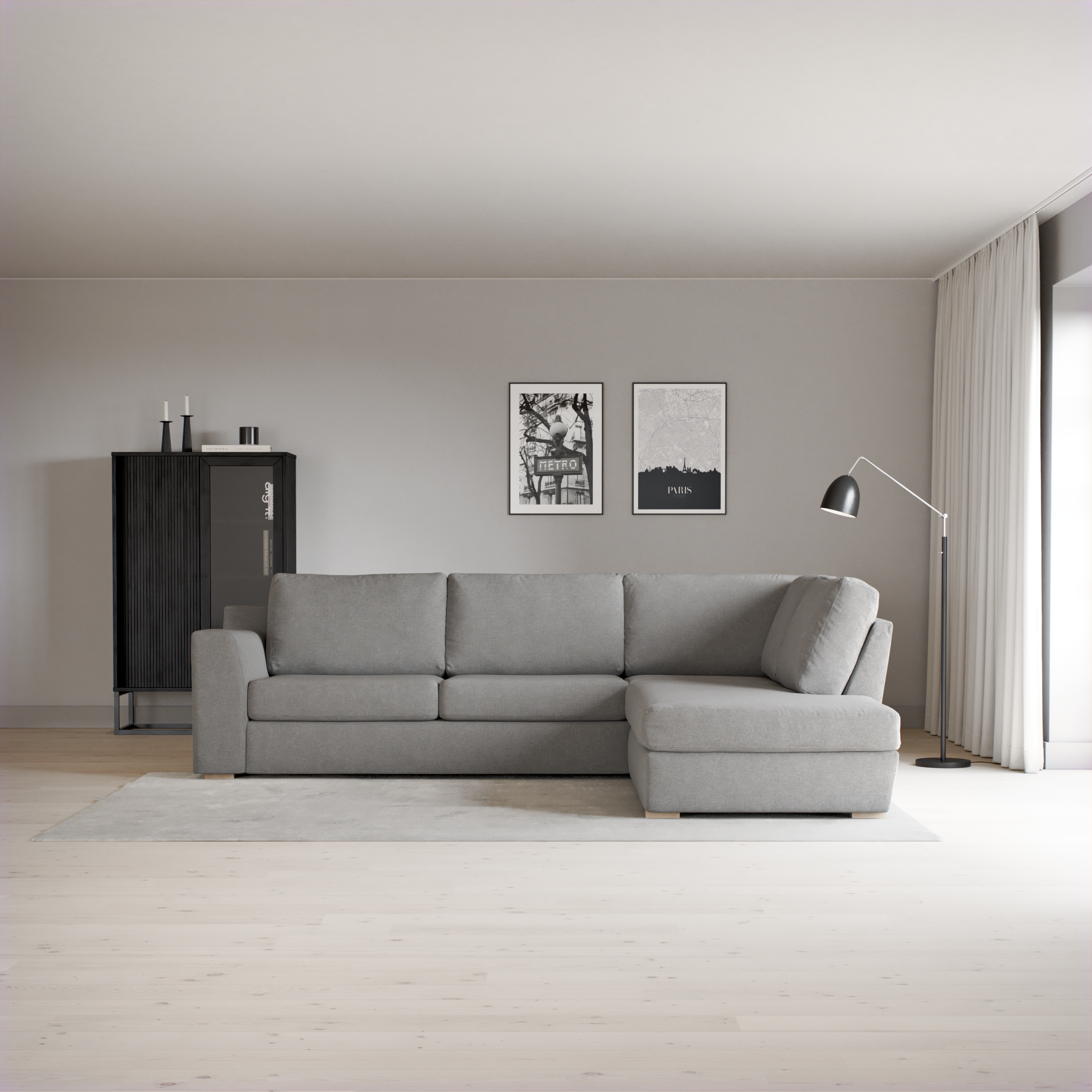 Friday - 2,5-sits soffa med divan höger - inspiration