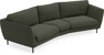 Madison - 3-sits soffa svängd, 90 cm - Grön