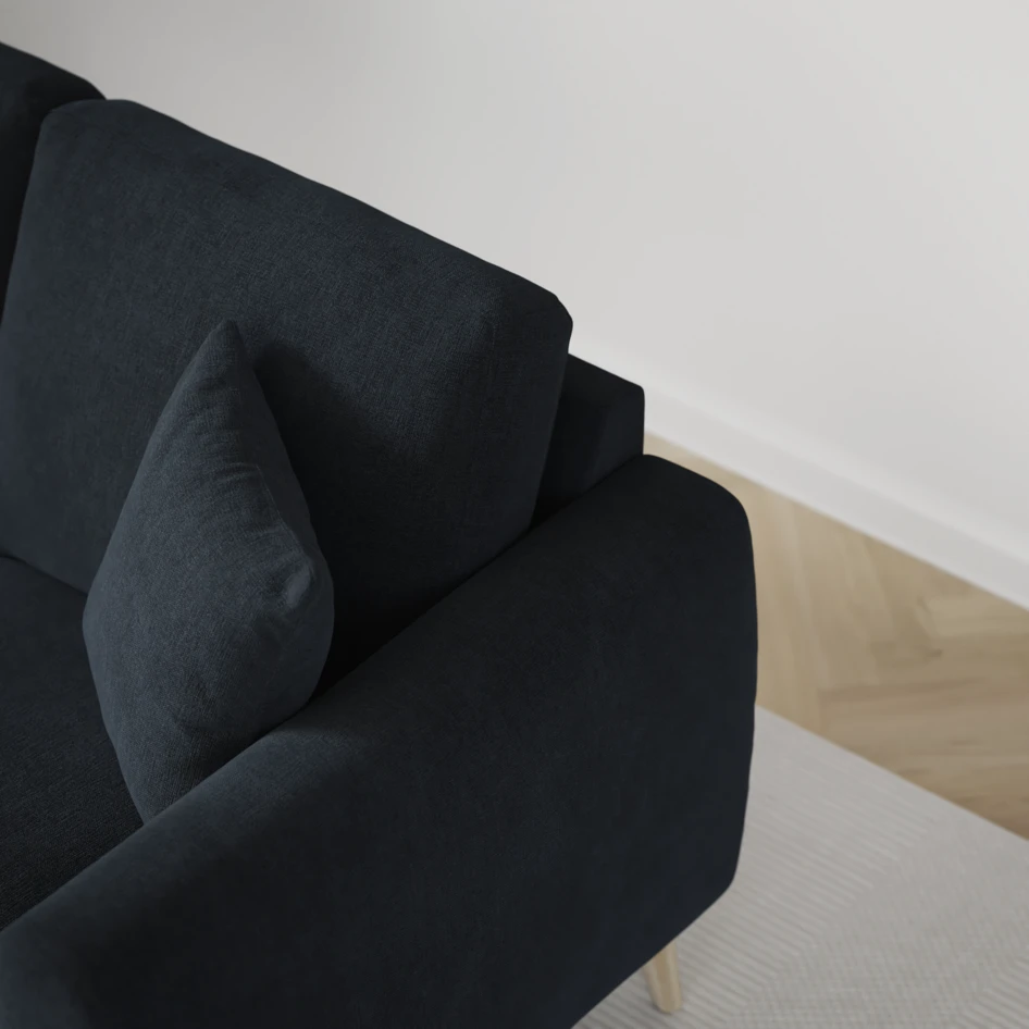 Eden - 3-sits soffa - Blå
