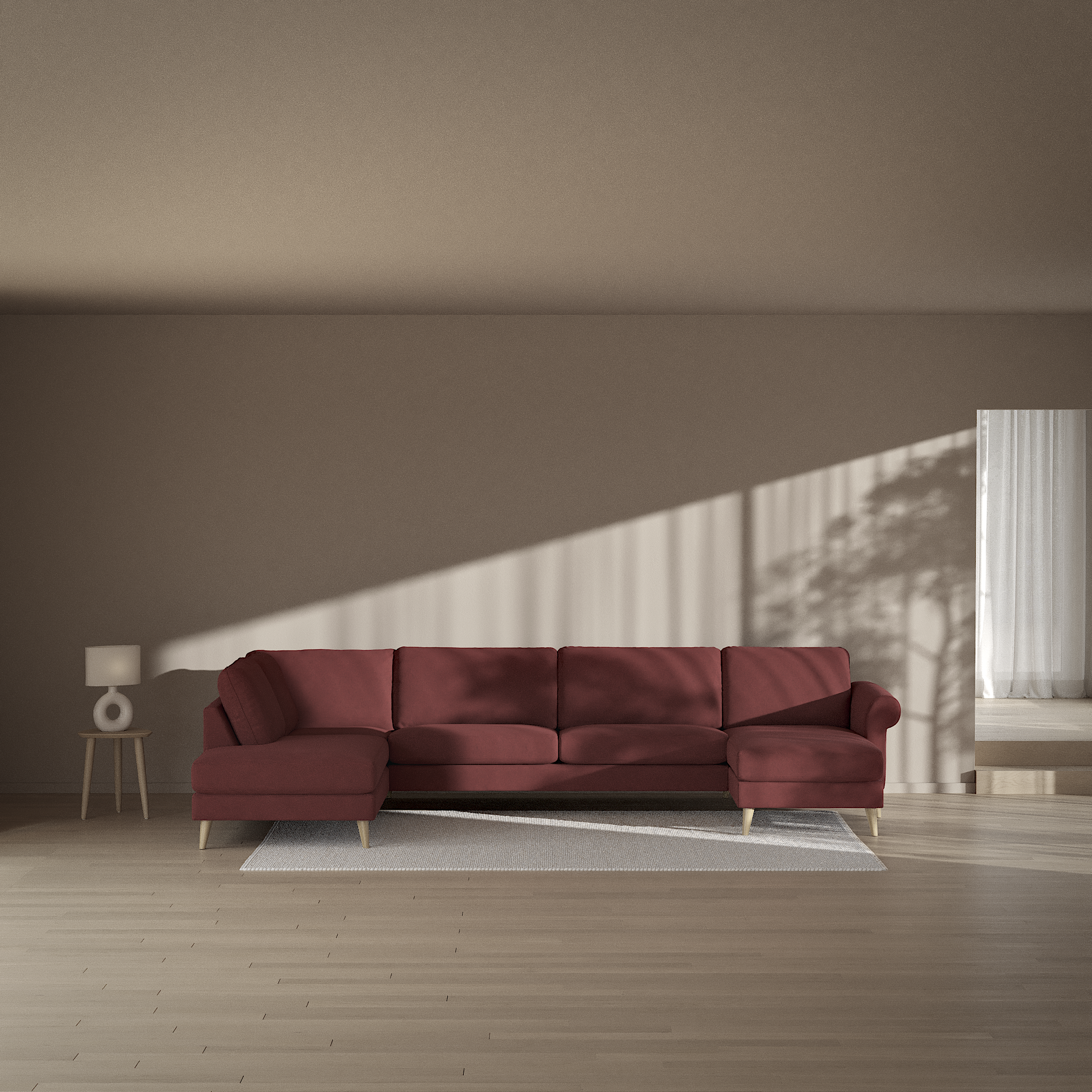 Bridge - 3-sits soffa med divan vänster och schäslong höger - inspiration