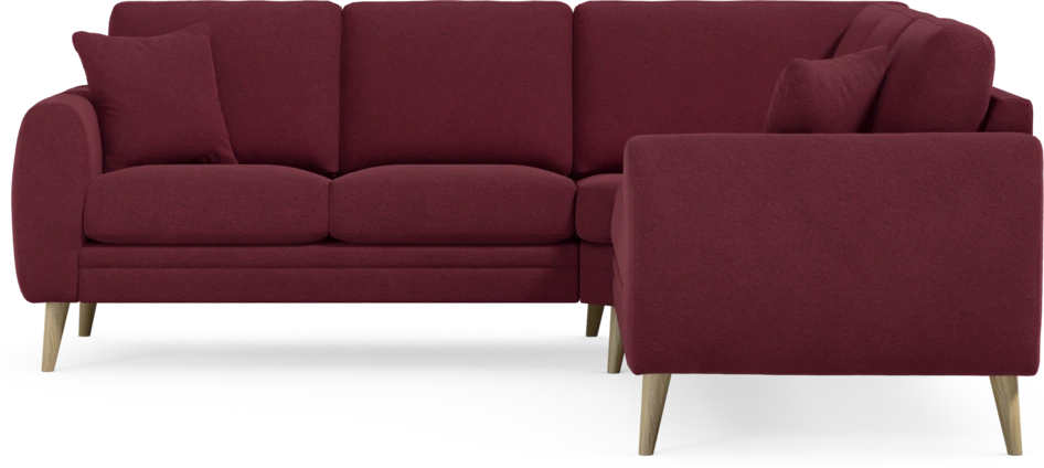 Eden - Hörnsoffa, 2+2-sits - Röd