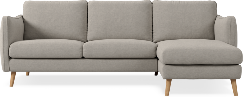 Madison Lux - 2-sits soffa med schäslong höger - Beige