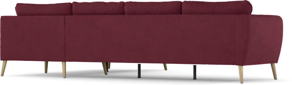 County - Hörnsoffa, 3+2-sits - Röd
