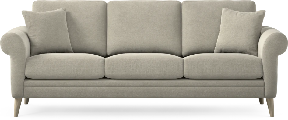 Eden - 3-sits soffa - Brun