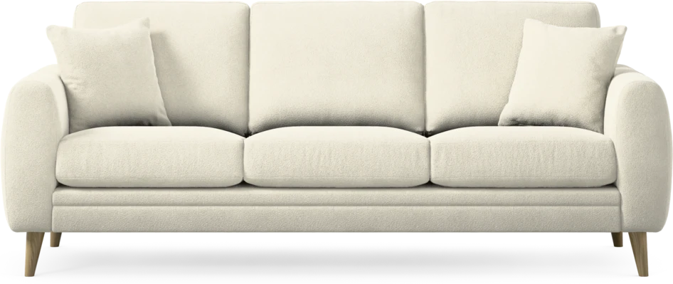 Eden - 3-sits soffa - Vit