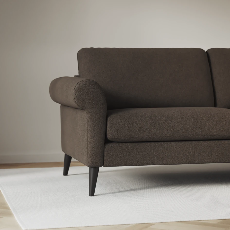 Bridge - 3-sits soffa - Brun