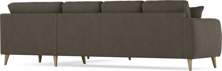 Eden - Hörnsoffa, 3+2-sits - Brun