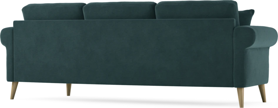 Eden - 3-sits soffa svängd - Blå