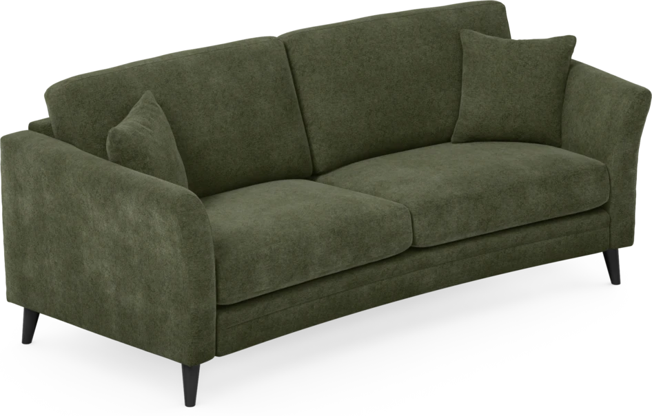 Eden - 2,5-sits soffa svängd - Grön