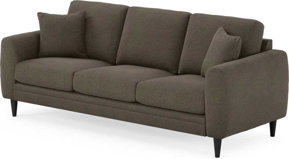 Eden - 3-sits soffa - Brun