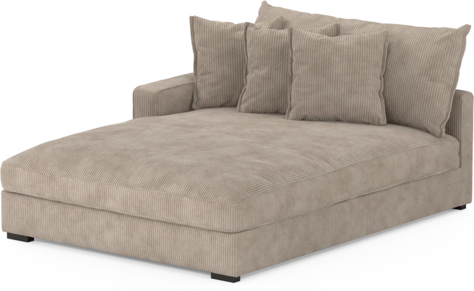 Rossi - Schäslong XL höger - Beige