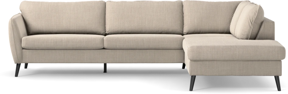 County - 2,5-sits soffa med divan höger - Beige