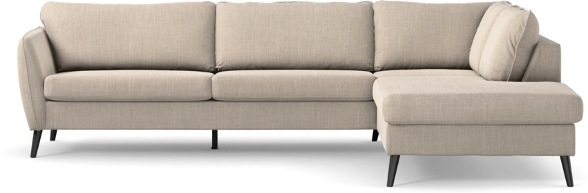 County - 2,5-sits soffa med divan höger - Beige
