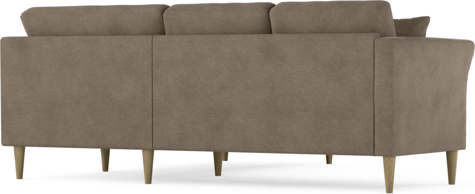Eden - Hörnsoffa, 2+2-sits - Brun