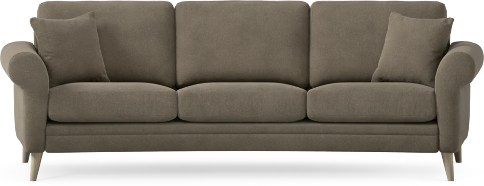 Eden - 3-sits soffa svängd - Beige