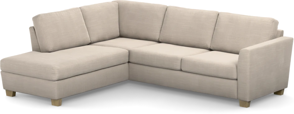 Friday - 2,5-sits soffa med divan vänster - Beige