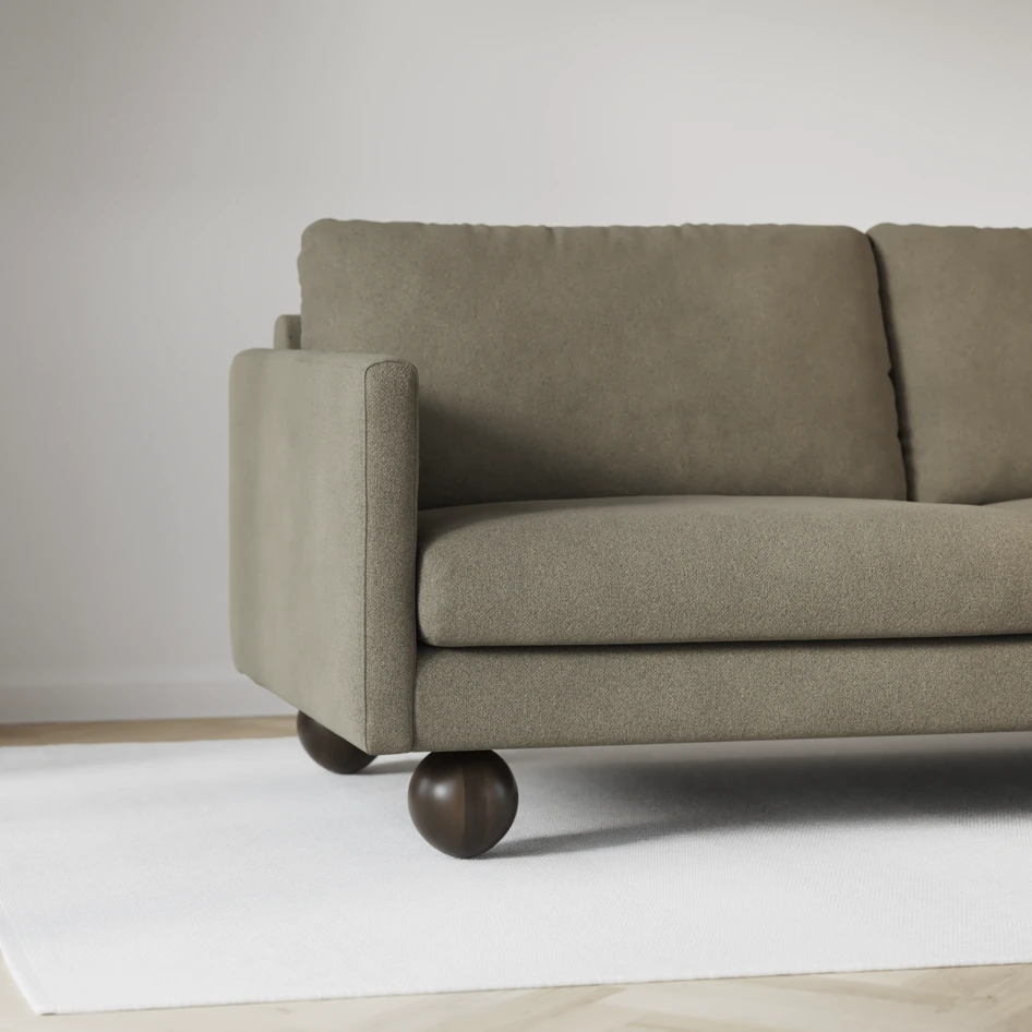 Madison - 2-sits soffa med divan vänster och schäslong höger - Brun
