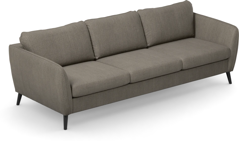 County - 3-sits soffa - Brun