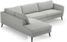 County - 2,5-sits soffa med divan vänster - Grå