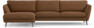 Madison Lux - 3-sits soffa med schäslong vänster - Brun
