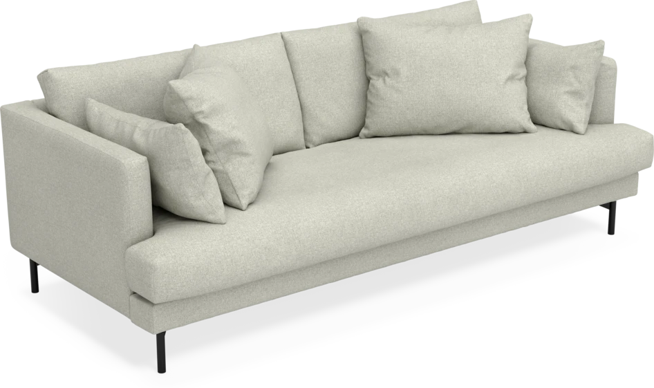 Harper - 3-sits soffa, hel dyna - Beige