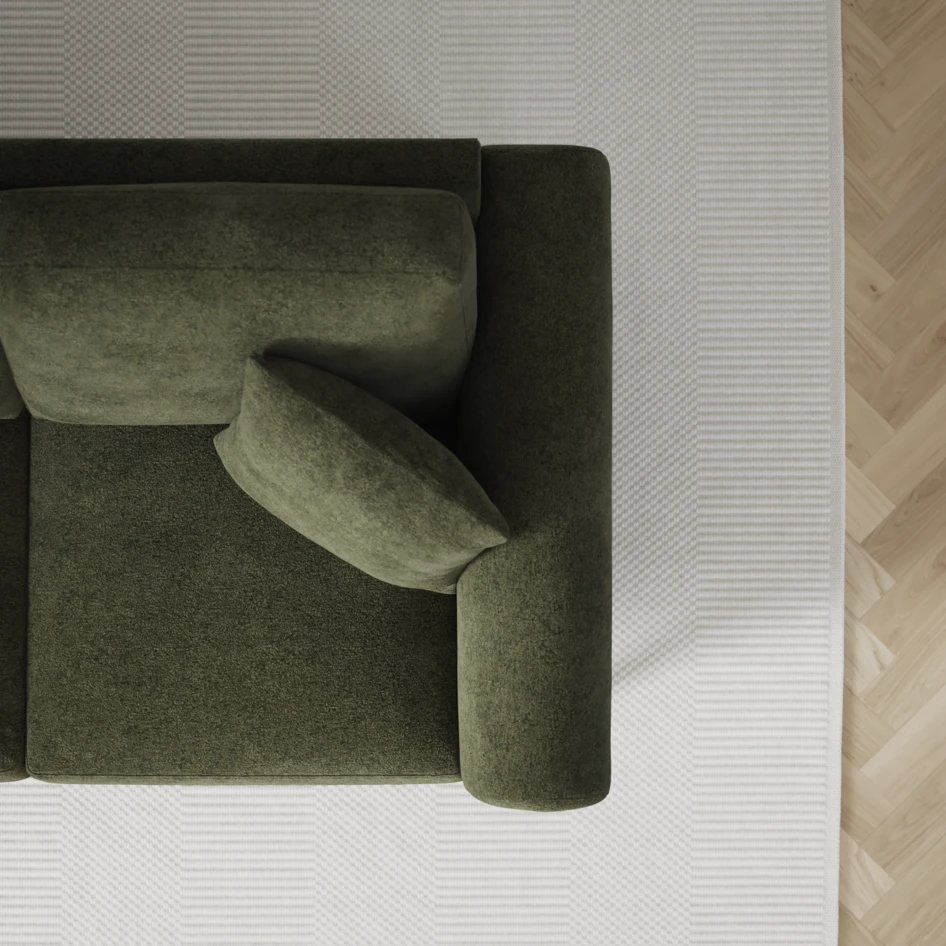 Eden - Hörnsoffa, 2+2-sits - Grön