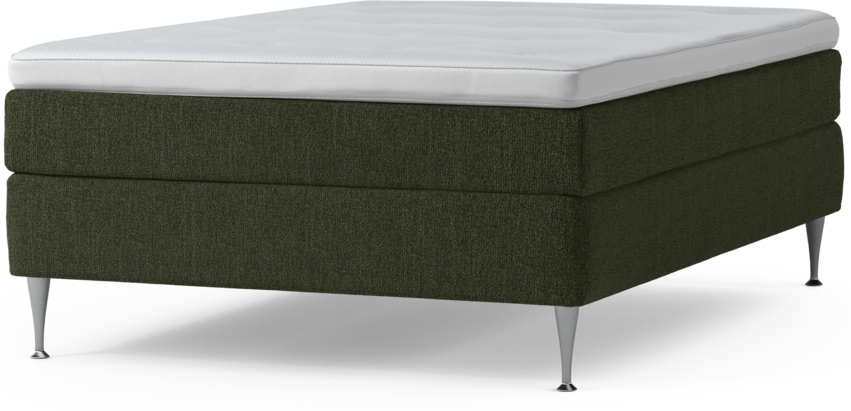 Delux Sense - Kontinentalsäng, enkelsäng 140 cm med bäddmadrass och sängben